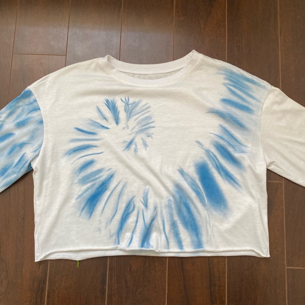Tie Dye Cropped Long Sleeve